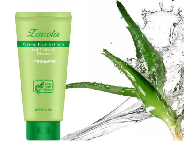 Aloe Exfoliating Gel Deep Cleansing Facial Scrub - Image 3