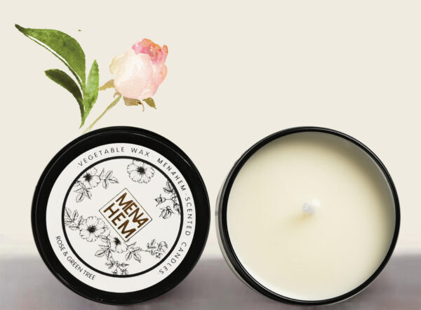 Black Tin Cans Aromatic Candles Smokeless - Image 4