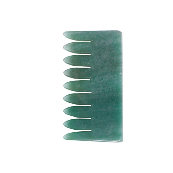 Jade Comb Crystal Head Massage Comb Meridian Comb - Image 3