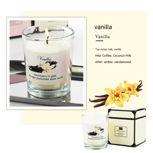 Plant Candles Aromatherapy Glass Romantic Fragrance - Image 4