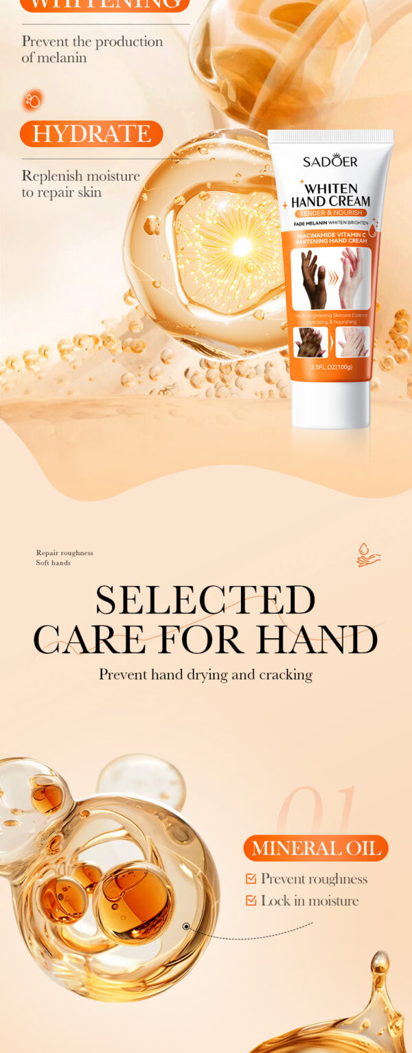 Whitening And Moisturizing Hand Anti-chapping Hand Cream - Image 10