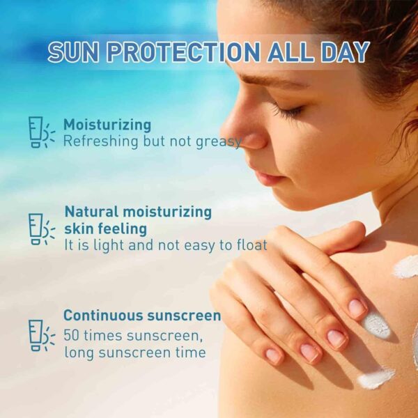 Hyaluronic Acid Water-sensitive Sunscreen Refreshing Not Oily 50ml - Image 3