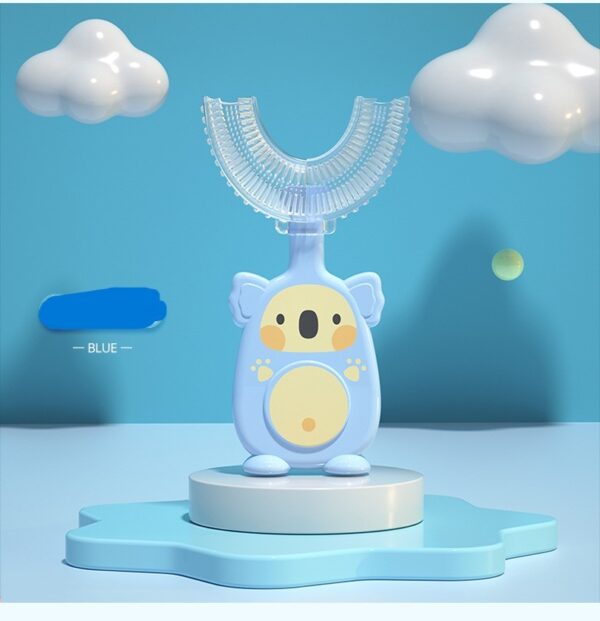 Zhuanzhuanxiong Manual Children's U-shaped Toothbrush Silicone Toothbrush Baby - Image 2