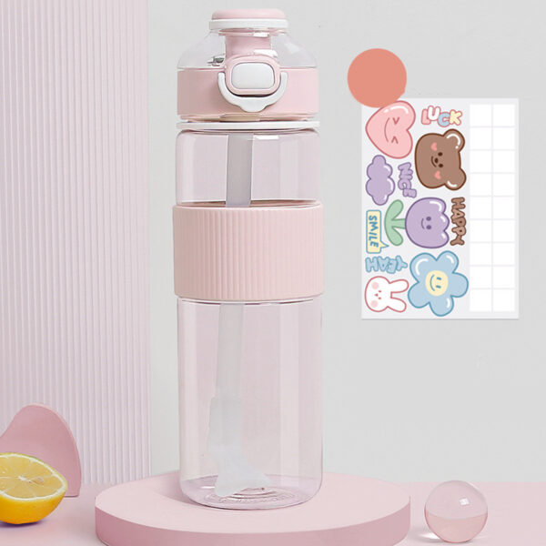Plastic Fitness Sports Portable Water Bottle - Image 5
