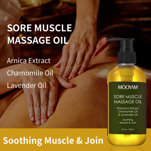 Body Oil Lavender Push Back Shoulder Neck Scraping Treatment Oil - Image 3