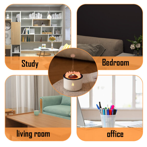 Creative Volcano Aromatherapy Humidifier - Image 2