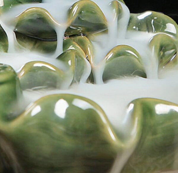 Simple Ceramic Backflow Incense Burner Buddha Supplies - Image 5