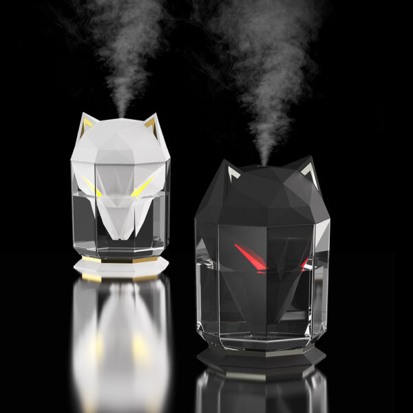 War Wolf Air Humidifier Ultrasonic Air Diffuser Colorful Lights Humidifier Air Nano Spray Home Desktop Supplies - Image 2