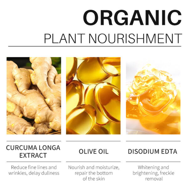 Turmeric Clay Mask 50g Moisturizing And Nourishing Facial Mask - Image 3